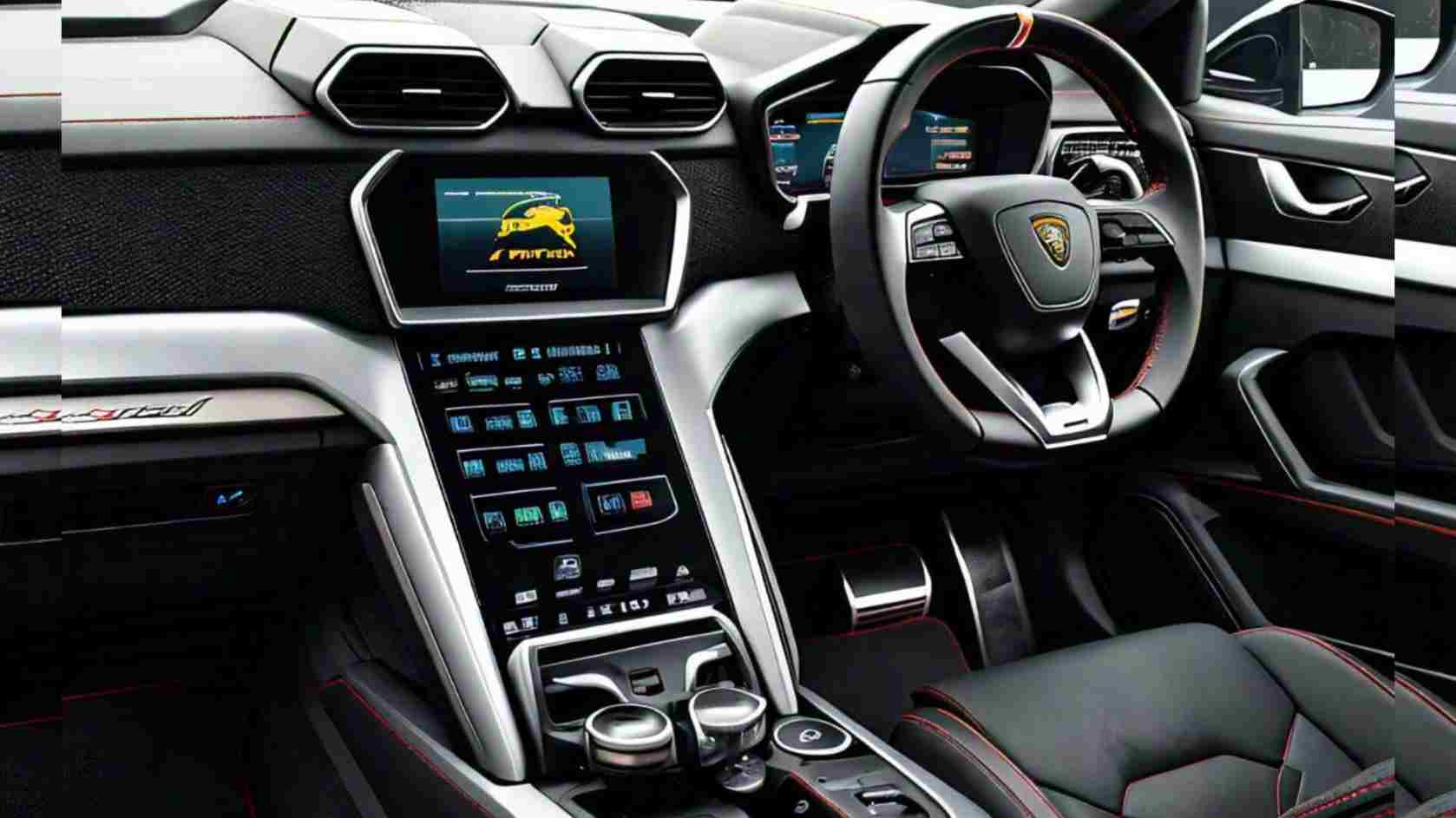 Lamborghini Urus drive mode options on display